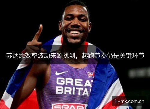 苏炳添效率波动来源找到，起跑节奏仍是关键环节
