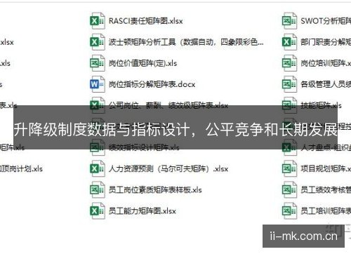 升降级制度数据与指标设计，公平竞争和长期发展